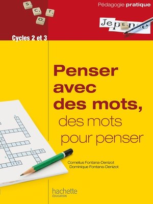 cover image of Penser avec des mots, des mots pour penser--Ebook epub